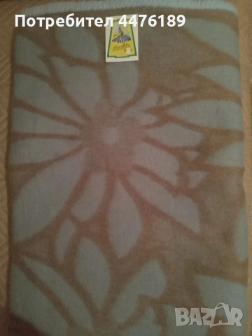 Уникално вълнено одеяло двулицево, снимка 3 - Олекотени завивки и одеяла - 53026516