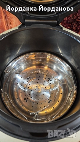 Мултикукър Tefal cook 4 me touch+запичащ капак Tefal, снимка 7 - Мултикукъри - 52019496