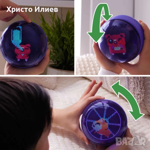 Тамагочи Интерактивен Цифров Домашен Любимец Bitzee Хамстербол, снимка 4 - Други - 52861334