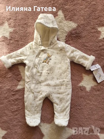 Нови 2бр. ромпър/ескимос Peter Rabbit  до 1-3м и 3-6м, снимка 1