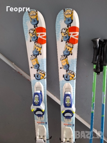Детски комплект Rossignol-104см.+обувки Rossignol-21.5, снимка 2 - Зимни спортове - 51998663