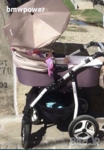 Комбинирана количка 3в1, снимка 5 - Детски колички - 38648544