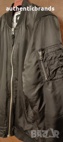 Stussy Waxed Bomber Flight Jacket Black, снимка 4 - Якета - 52691717