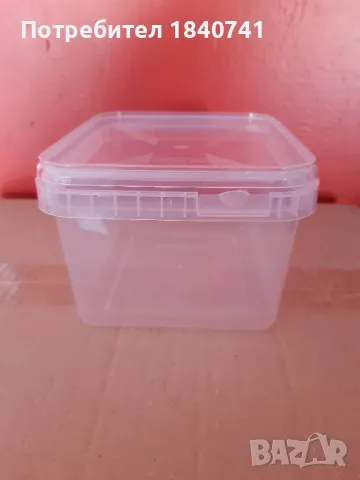 Кутии за 1кг.сирене прозрачни и бели два вида, снимка 7 - Кутии за храна - 48860347