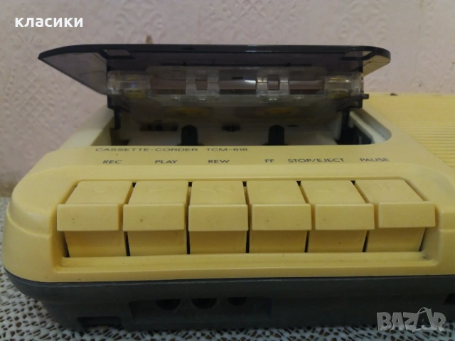 Касетофон SONY TCM-818., снимка 5 - Радиокасетофони, транзистори - 53137335