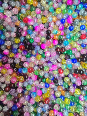 Стъклени Мъниста за бижута 10мм 8мм 6 мм 4мм J290