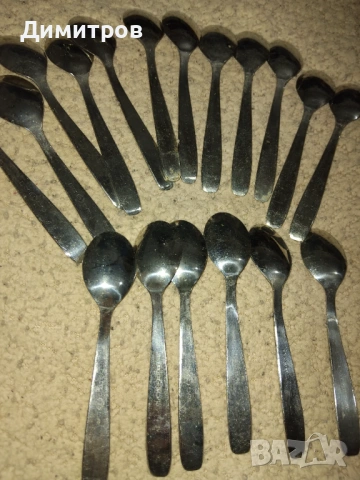 Малки лъжички за кафе, снимка 4 - Антикварни и старинни предмети - 54267376