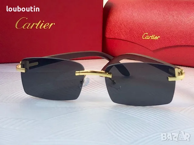 Cartier 2024 мъжки слънчеви очила, снимка 7 - Слънчеви и диоптрични очила - 48009402