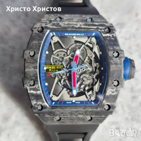 Мъжки луксозен часовник Richard Mille Rafael Nadal RM 35-02 Cloning , снимка 3 - Мъжки - 49126083