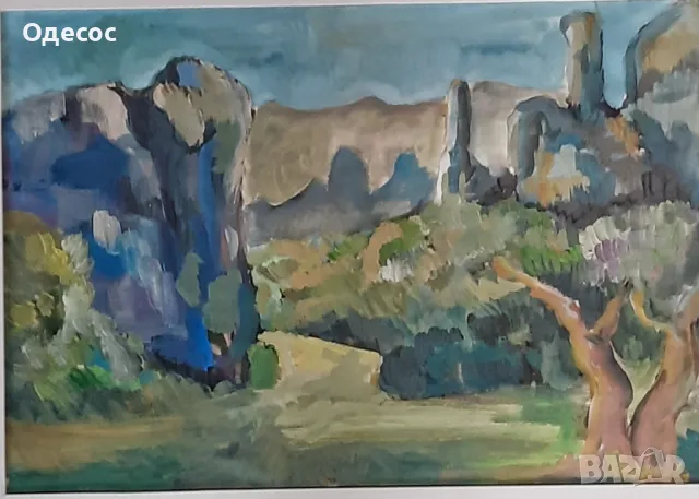 Картина на худ. Александър Петров- Лавандулата 1916-1983 г., снимка 3 - Антикварни и старинни предмети - 48079909