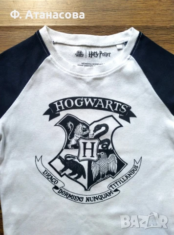 Оригинален кроп топ блуза Хари Потър Harry Potter Hogwarts, размер S, снимка 2 - Блузи с дълъг ръкав и пуловери - 51248932