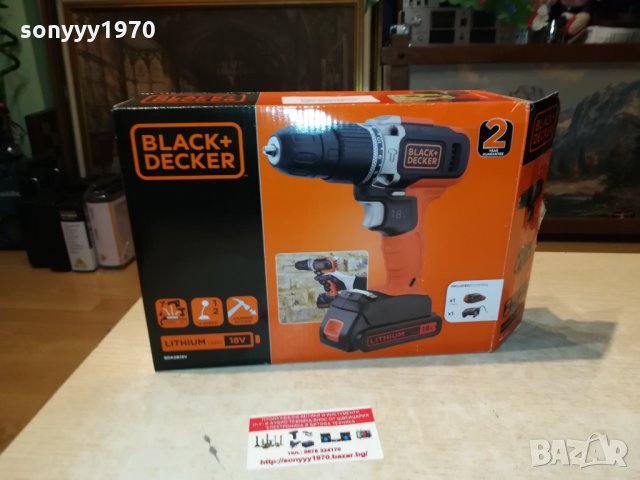 BLACK DECKER LITHIUM 2401221952, снимка 11 - Винтоверти - 35548957