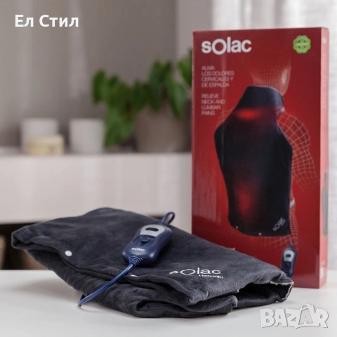 Нагревателната терапевтична подложка Solac Helsinki Cervical-Espalda, снимка 2 - Други стоки за дома - 53930556