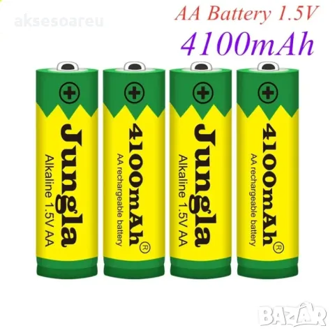 100% оригинална нова висококачествена AA батерия 1.5V 4100mAh акумулаторна AA батерия за LED светлин, снимка 15 - Батерии, зарядни - 48980536