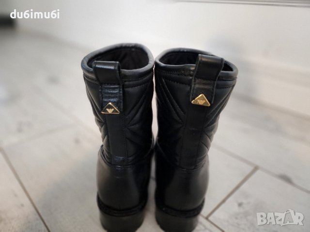 Кожени ниски боти ARMANI, снимка 5 - Дамски боти - 42111194