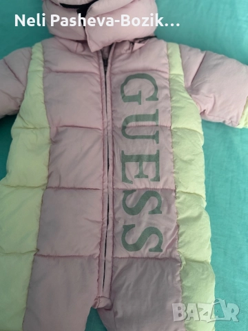 Guess- бебешки космонавт 0-3 м, снимка 2 - Бебешки ескимоси - 52865302