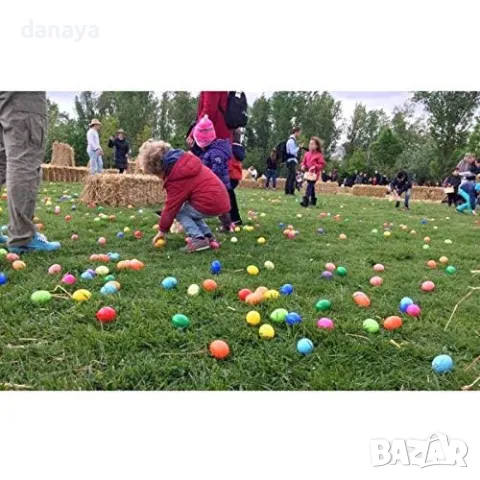 5804 Боядисано дървено яйце, 6 х 5см, снимка 2 - Декорация за дома - 49425052