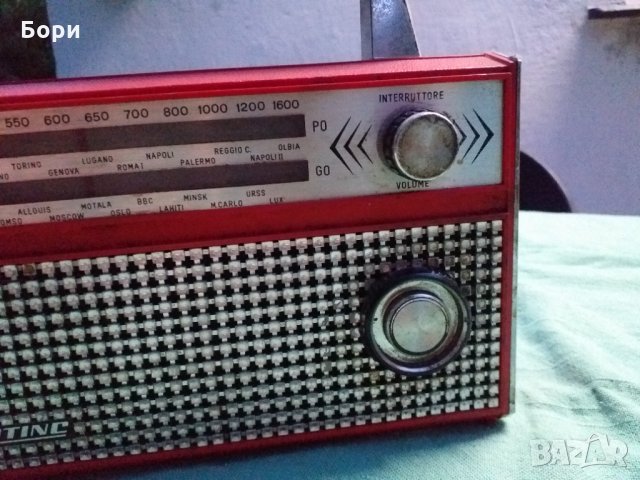 CRUTINC 1961 Италианско радио, снимка 4 - Радиокасетофони, транзистори - 34282609