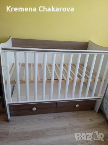 Бебешка дървена кошара, снимка 2 - Кошарки - 54038876