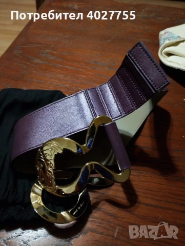 Колан Versace. Нов в торбичка, естествена кожа , снимка 2 - Чанти - 51911024