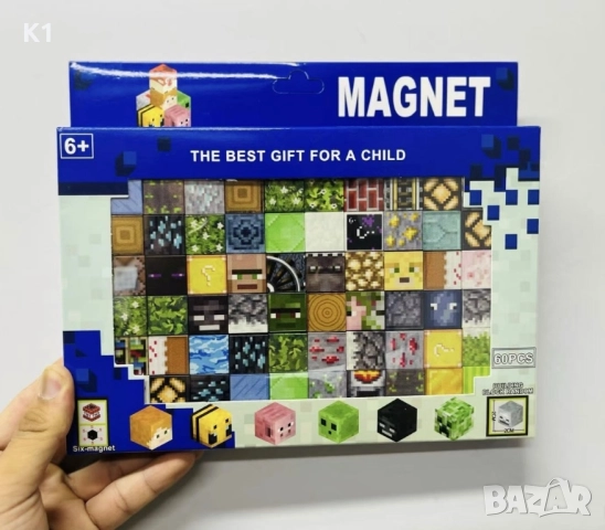 Магнитни блокчета Майнкрафт Minecraft, снимка 2 - Образователни игри - 51566819