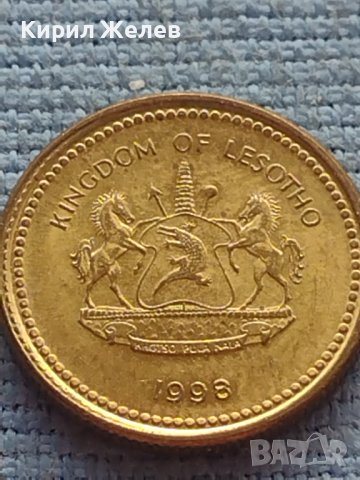 Монета 10 lisente 1998г. KINGDOM OF LESOTHO рядка за КОЛЕКЦИОНЕРИ 41156, снимка 8 - Нумизматика и бонистика - 42774324