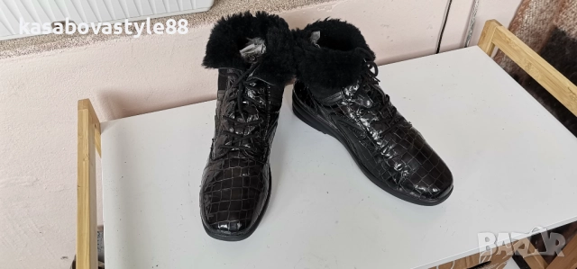 Дамски боти Waldlaufer Luftpolster 41н., снимка 4 - Дамски боти - 52367839