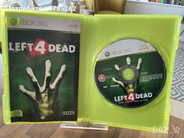 Игра за Xbox 360 Xbox one Left 4 dead , снимка 2 - Игри за Xbox - 54100194
