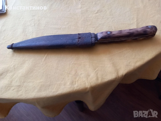 Стар овчарски нож, снимка 3 - Антикварни и старинни предмети - 51444103