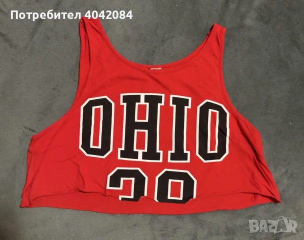 Къс потник/ crop top H&M, снимка 2 - Потници - 56454087