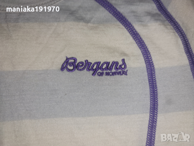 Bergans of Norway Fjellrapp  (XS) дамска мерино блуза 100% Merino Wool , снимка 3 - Спортни екипи - 44579879