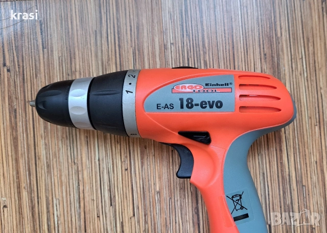 Акумулаторна бормашина Einhell /2 скорости/, снимка 2 - Винтоверти - 53226579