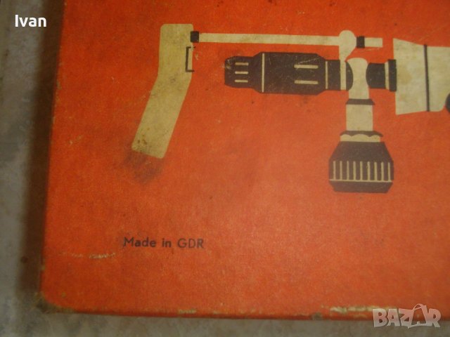 1982г-ГДР-Бензинов Поялник/Горелка-Немски-Комплект-Почти Нов-BAT 100-1, снимка 3 - Поялници и запояване - 36655752