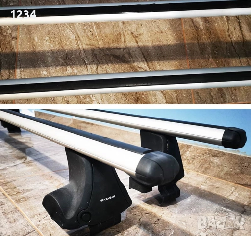 Алуминиев багажник напречни греди THULE рейки за NISSAN Juke първа генерация F15, снимка 2 - Аксесоари и консумативи - 51969112