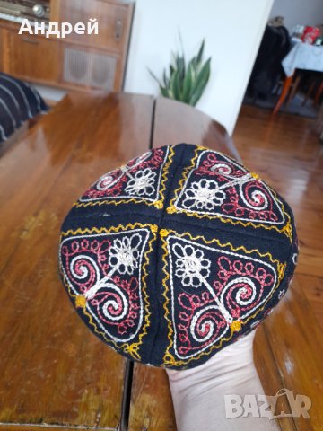 Стара етно шапка #5, снимка 3 - Антикварни и старинни предмети - 40351301