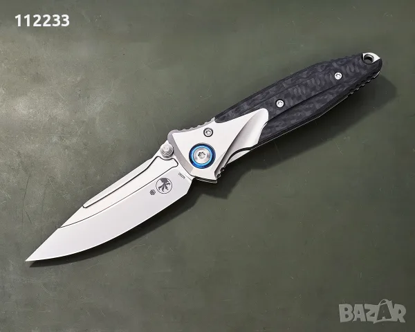 Microtech Socom Bravo Mini SE TitaniumCF bead blast std