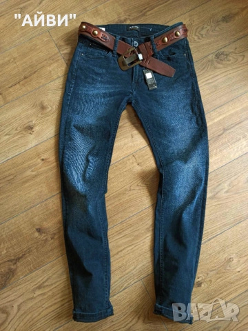 Jack & Jones мъжки еластични дънки, снимка 5 - Дънки - 52739846