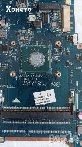 Дънна платка за лаптоп HP 15-AC 128nu ABQ52 LA-C811P 817846-601, снимка 6 - Части за лаптопи - 44288840