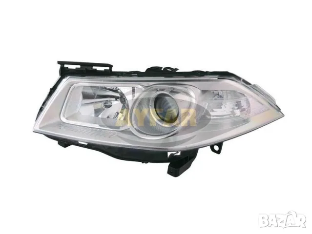 Фар Ayfar за Renault Megane II 2005–2010 – хромирана рамка – ляв/десен