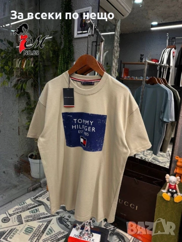 Tommy Hilfiger Мъжка Памучна Тениска👕Мъжка Блуза С Къс Ръкав- Различни Цветове Код SK1178