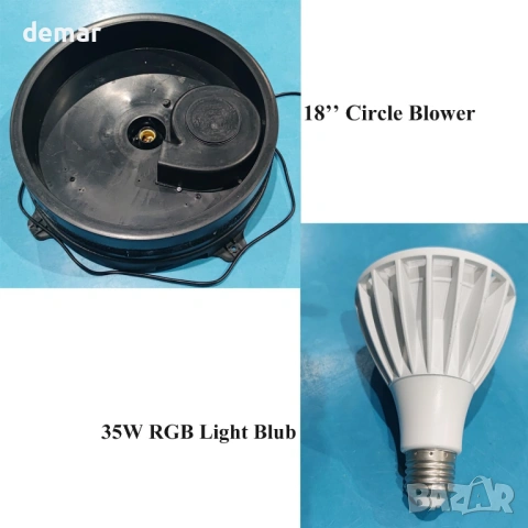 Надуваема осветителна LED колона, 16 цвята, (1 брой) (3 м), снимка 7 - Декорация за дома - 54015063