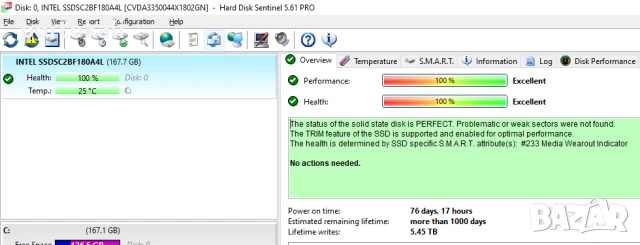 +Гаранция! NVIDIA GeForce 2GB / Лаптоп Lenovo IdeaPad Z510 Intel Pentium 3550M / 8GB RAM / 180GB SSD, снимка 10 - Лаптопи за работа - 54148837