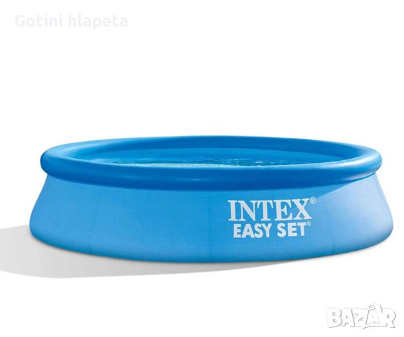 Надуваем басейн INTEX Easy Set, 244 х 61см, снимка 2 - Басейни и аксесоари - 40652770
