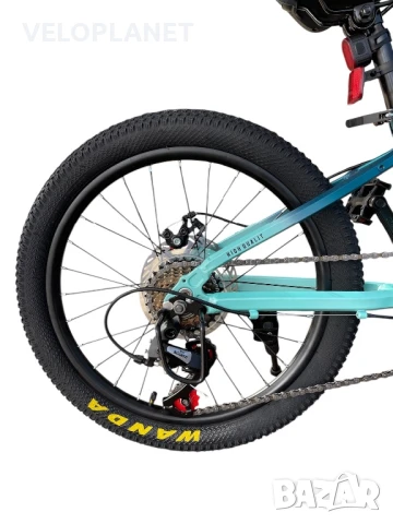 Детски алуминиев велосипед MEGA SPEED 20 цола, снимка 2 - Велосипеди - 50553659