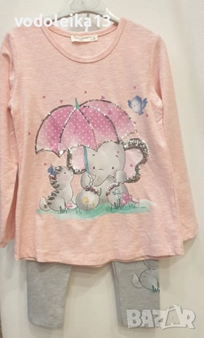 комплект за момиче със слонче