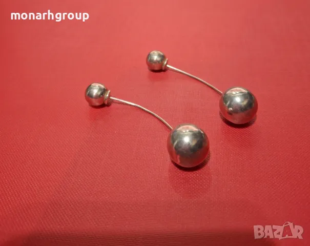 Сребърни обеци