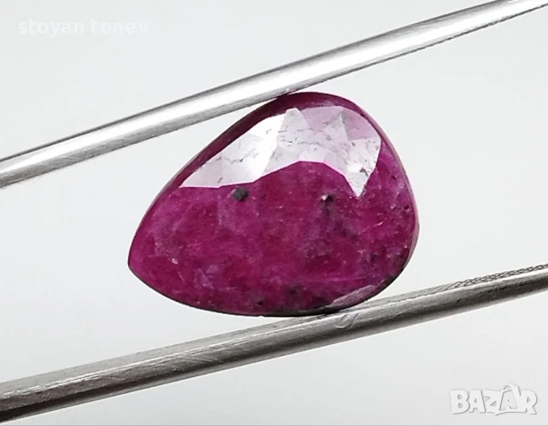 Рядък ненагряван рубин в голям размер 6.86кт.! Сертифициран! Нов!, снимка 11 - Други - 50540622