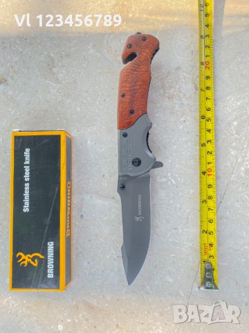 Нож, сгъваем, Browning  DA308 - размери 95 х 225, снимка 4 - Ножове - 35416282