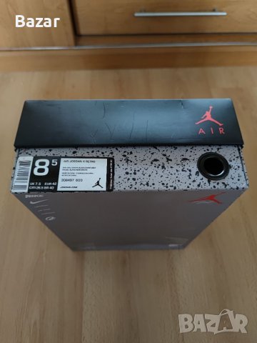 Nike Air Jordan 4 Retro Hot Lava Нови Обувки Кецове Размер 43 Номер Маратонки Бели Мъжки Shoes, снимка 8 - Кецове - 39336162