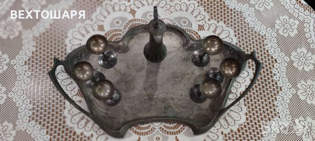 Старинен Посребрен Немски Сервиз WMF, снимка 5 - Антикварни и старинни предмети - 38470697